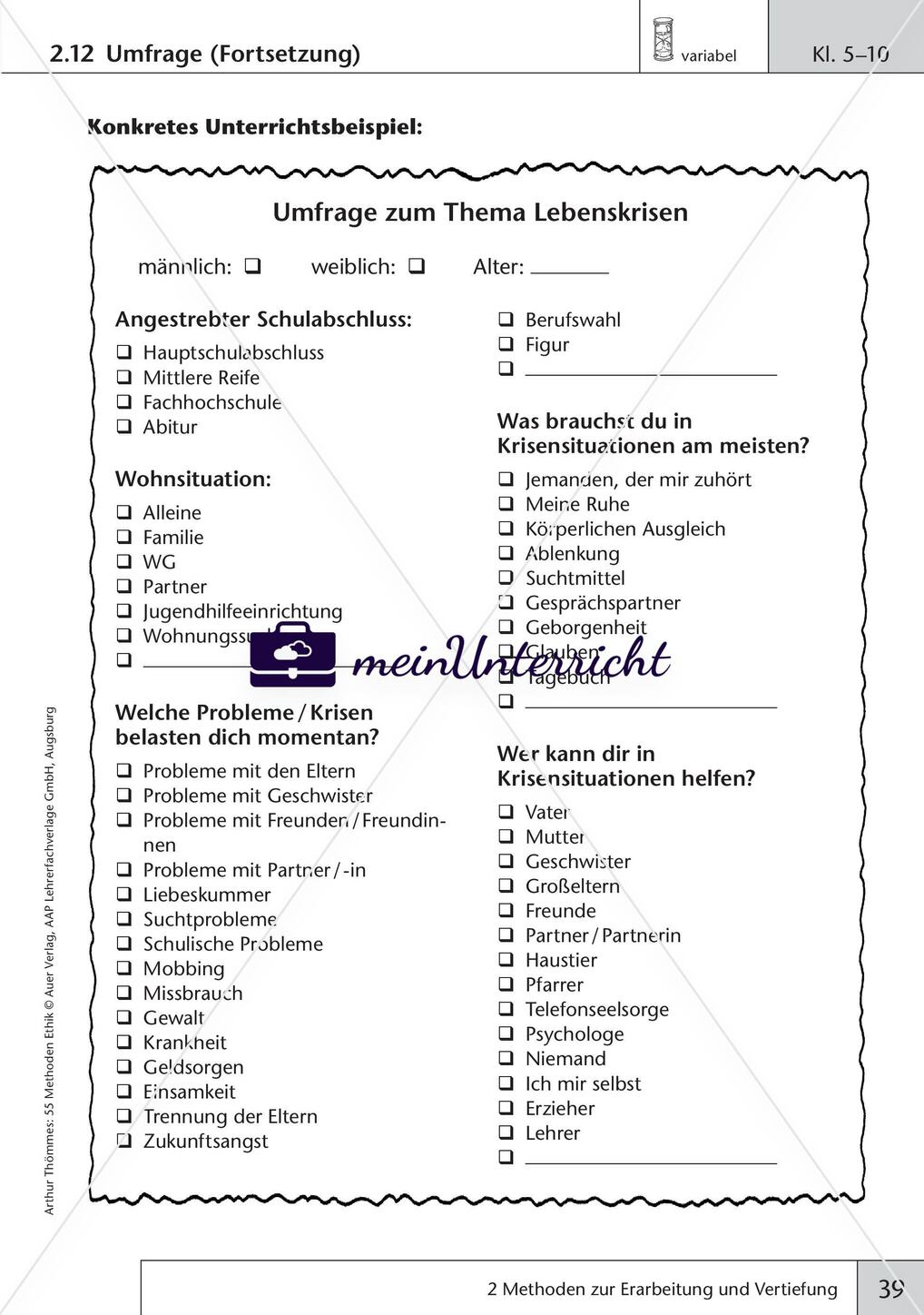 Methoden zur Erarbeitung und Vertiefung Preview 18