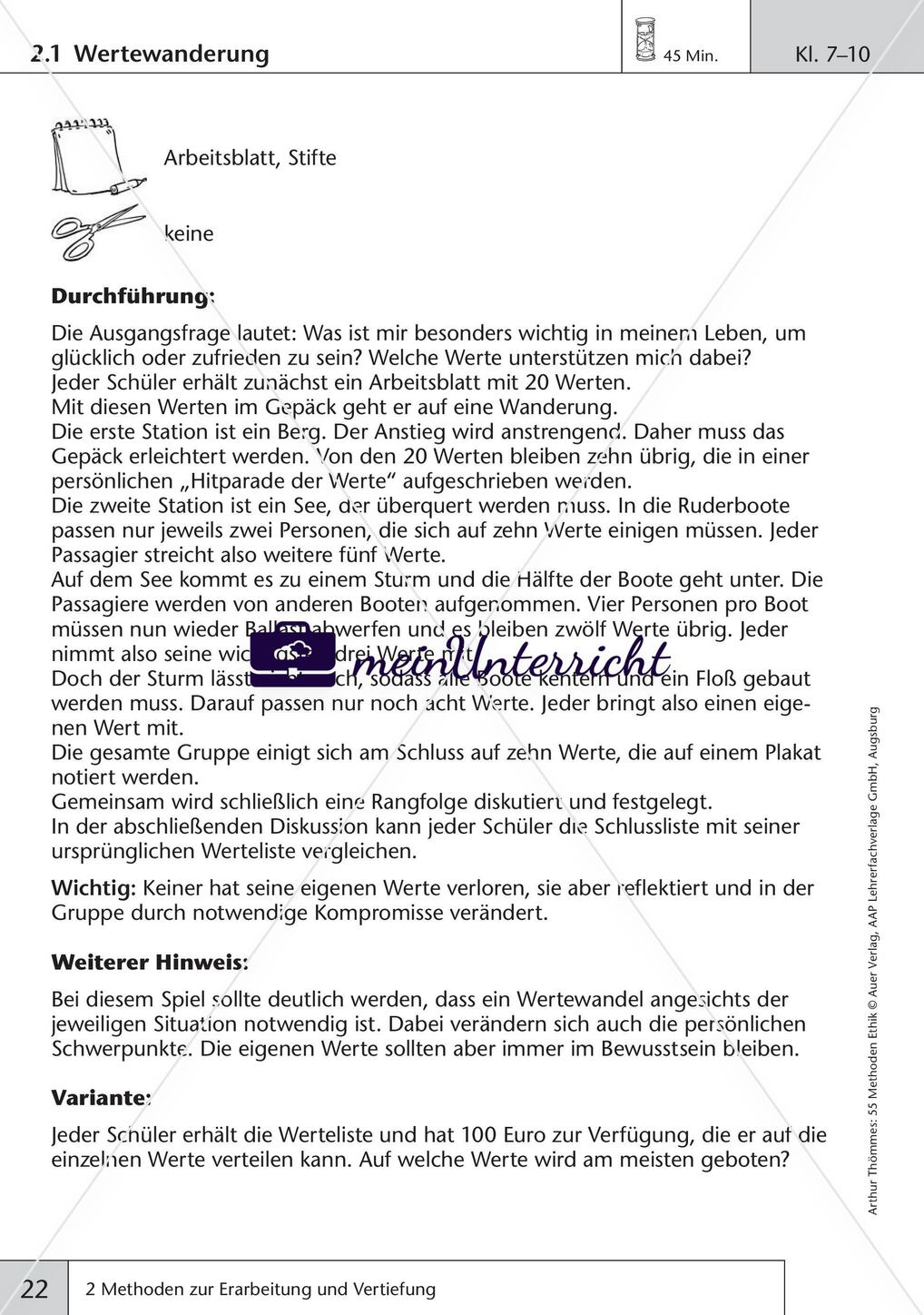 Methoden zur Erarbeitung und Vertiefung Preview 1