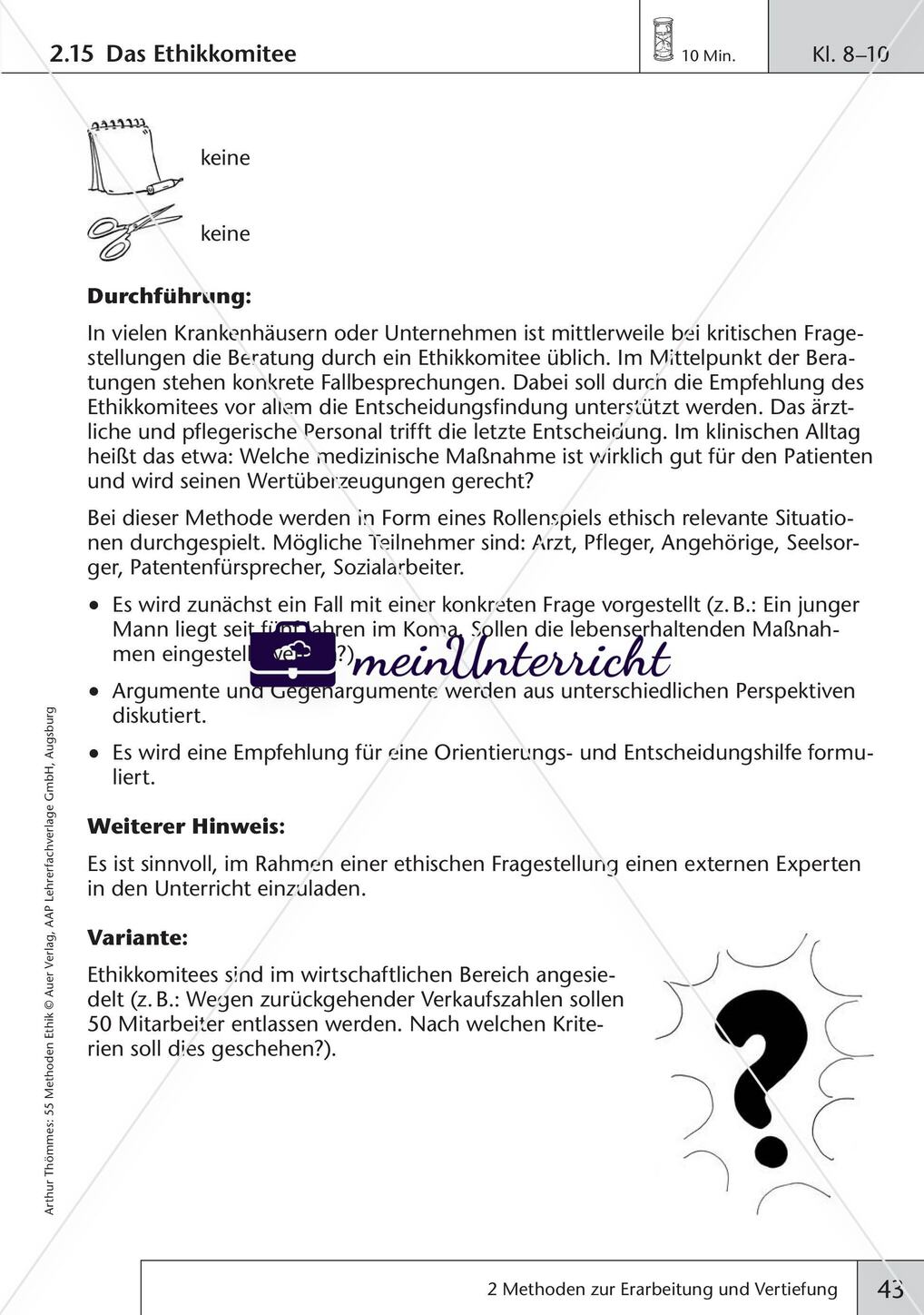 Methoden zur Erarbeitung und Vertiefung Preview 22