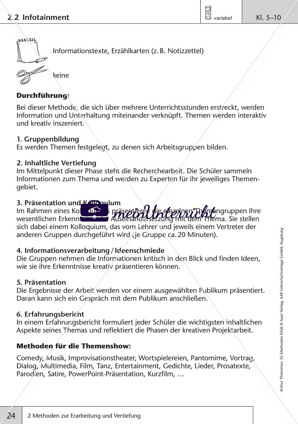 Methoden zur Erarbeitung und Vertiefung Preview 3