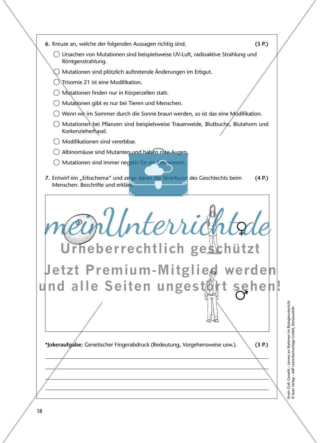 Test zum Thema „Genetik“ Preview 4