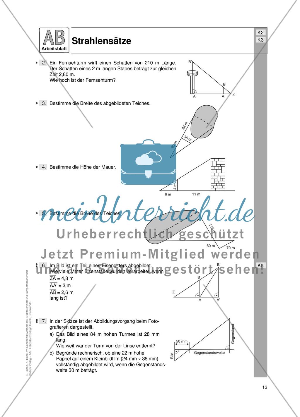 Strahlensätze Preview 2