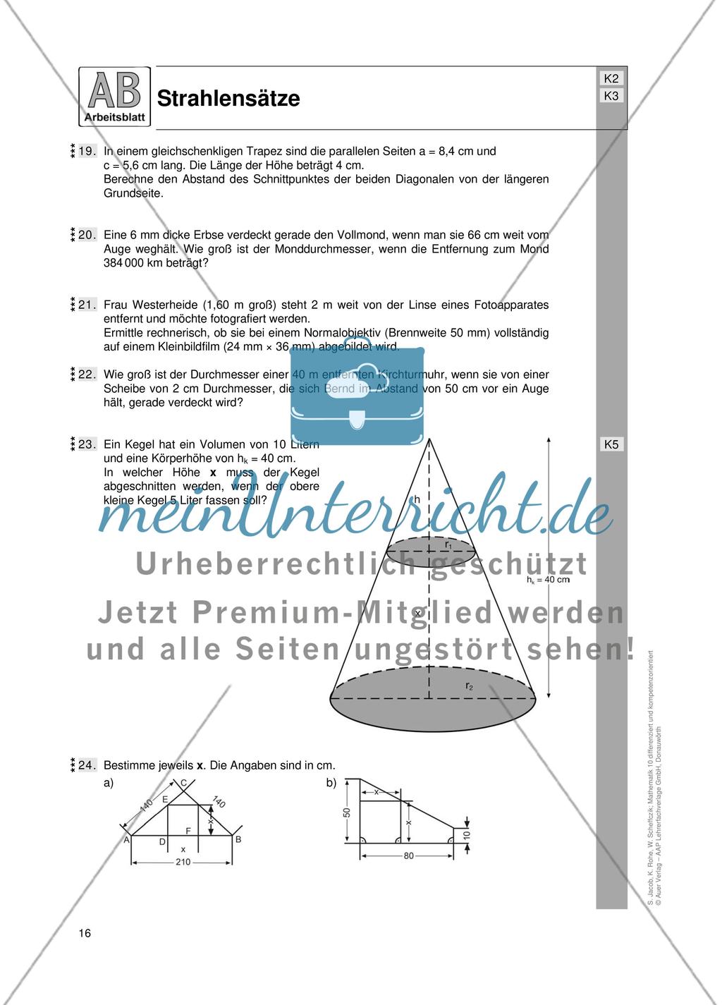 Strahlensätze Preview 5