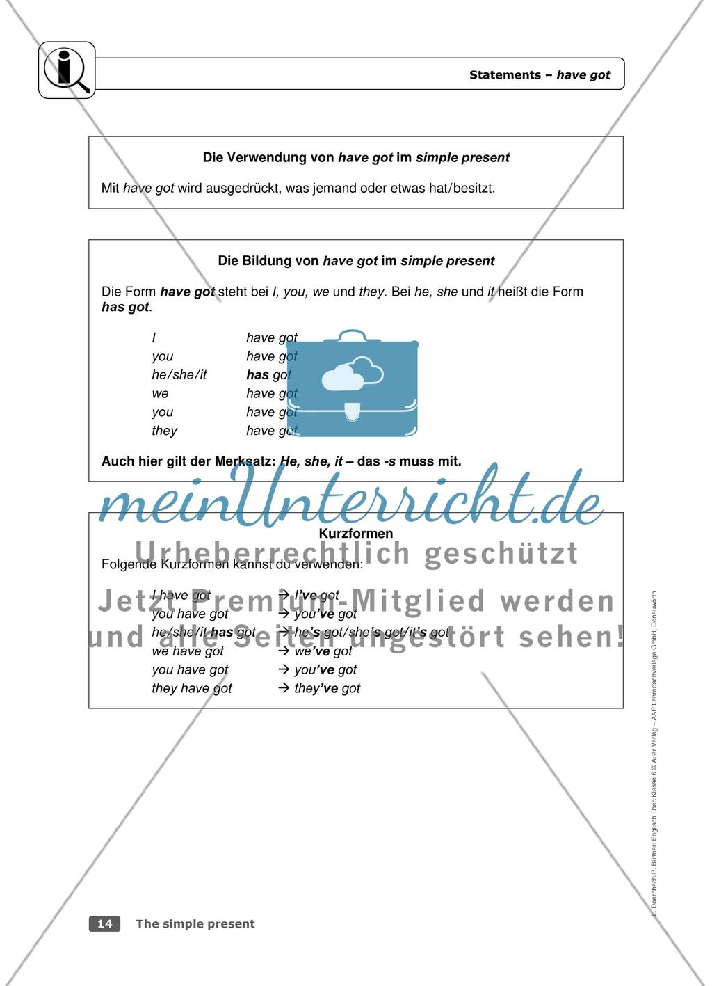 The simple present Preview 10