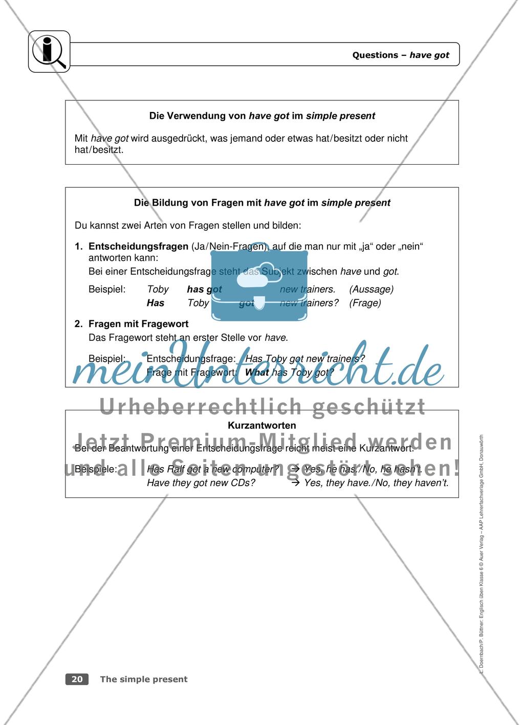 The simple present Preview 16