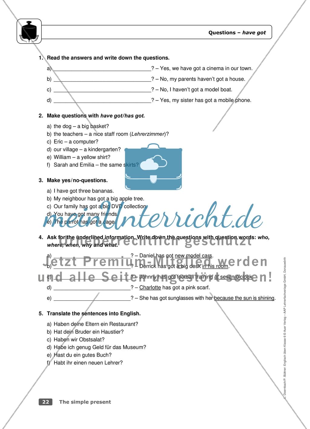 The simple present Preview 18