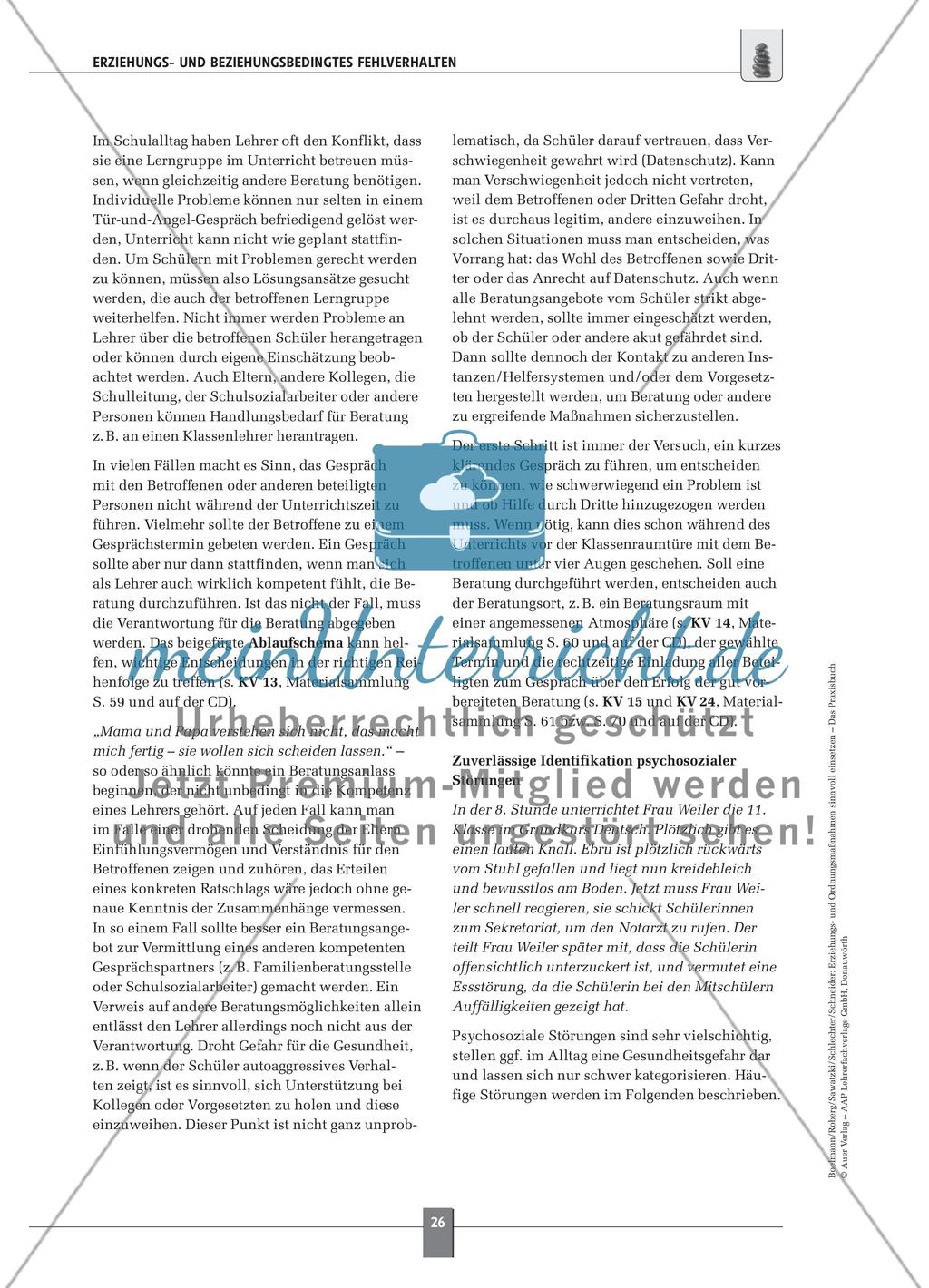 Sechs Anlässe für die Durchführung von Erziehungs- und Ordnungsmaßnahmen Preview 19