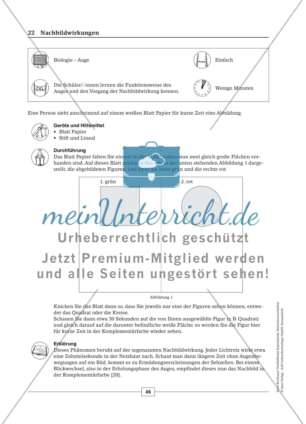 Versuche aus dem Bereich der Biologie Preview 10