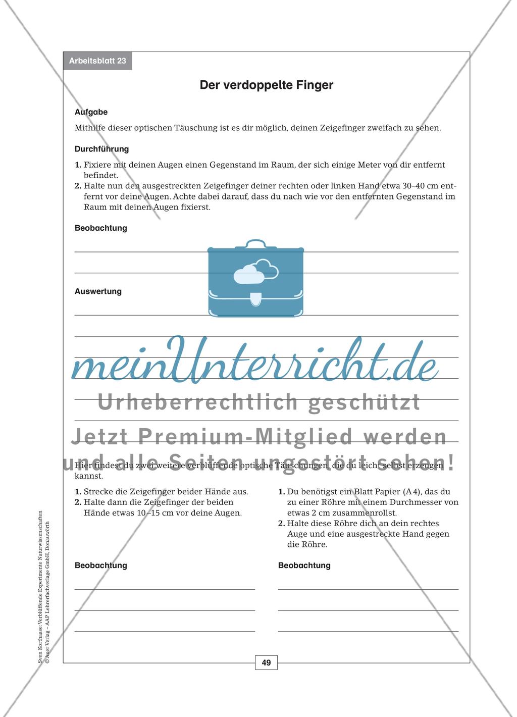 Versuche aus dem Bereich der Biologie Preview 13