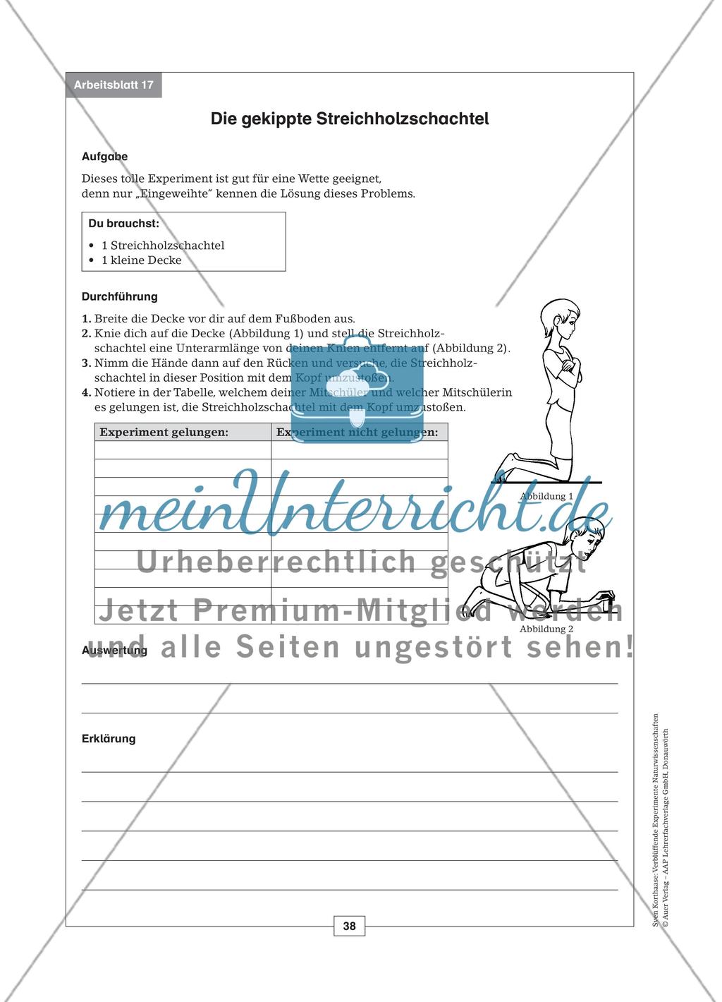 Versuche aus dem Bereich der Biologie Preview 2