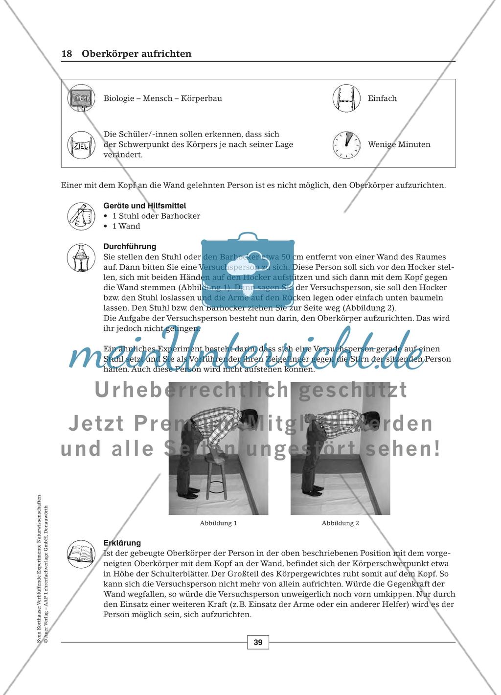Versuche aus dem Bereich der Biologie Preview 3