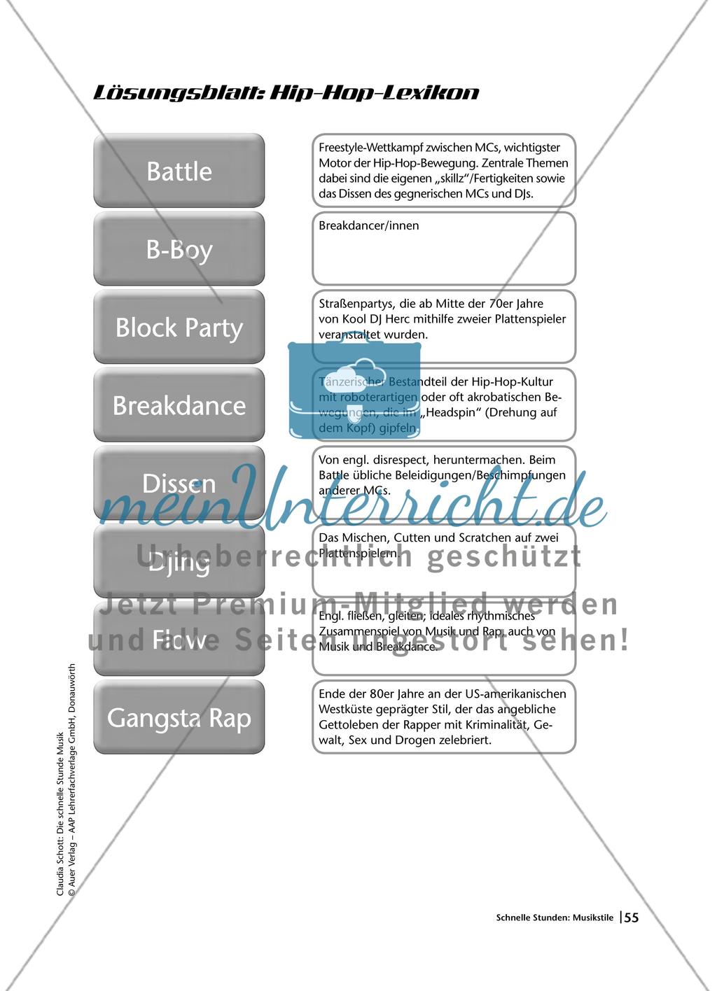 Schnelle Stunden: Musikstile Preview 11