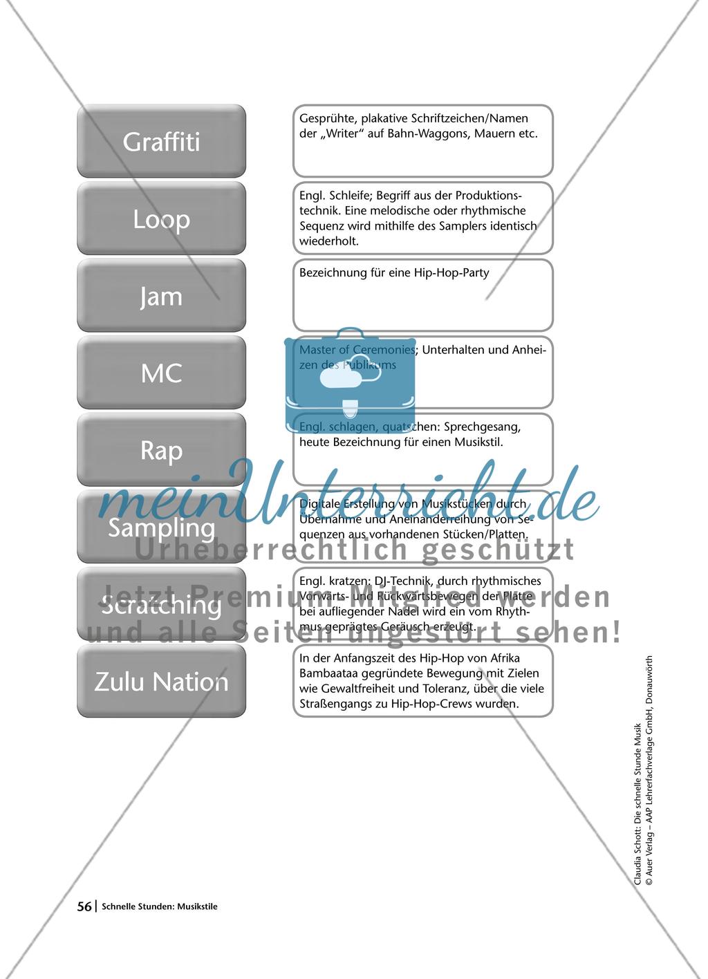 Schnelle Stunden: Musikstile Preview 12