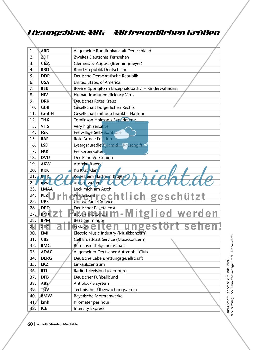 Schnelle Stunden: Musikstile Preview 16