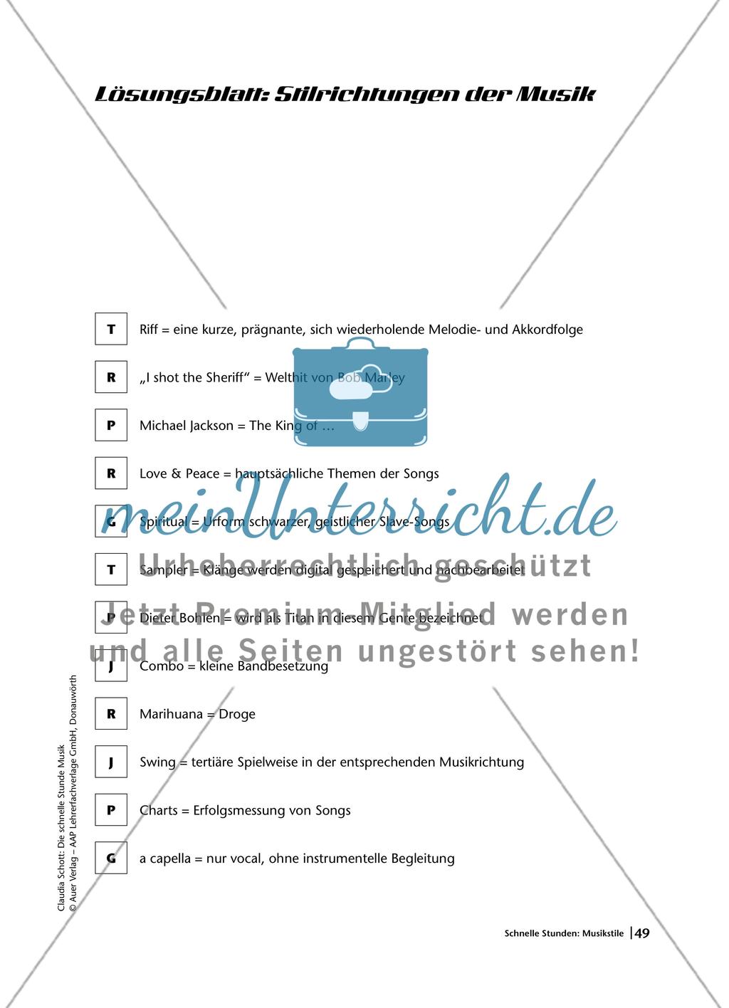 Schnelle Stunden: Musikstile Preview 5