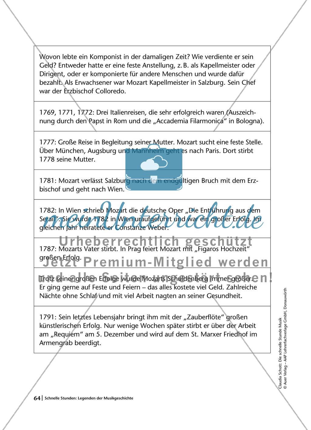 Schnelle Stunden: Legenden der Musikgeschichte Preview 3