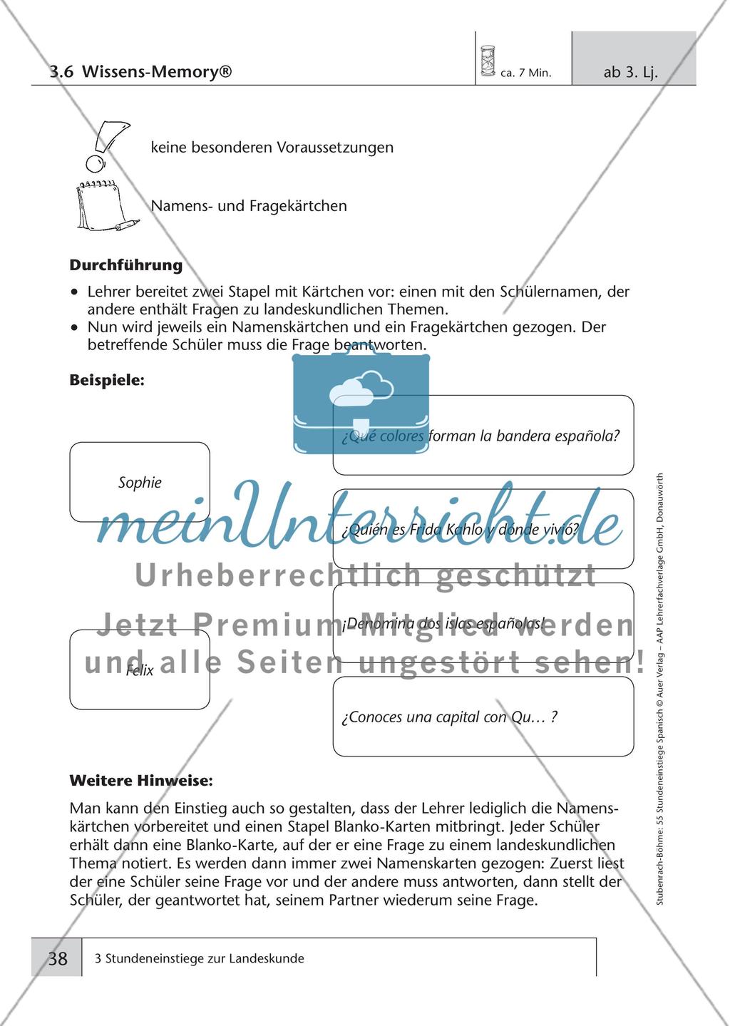 Stundeneinstiege zur Landeskunde Preview 6