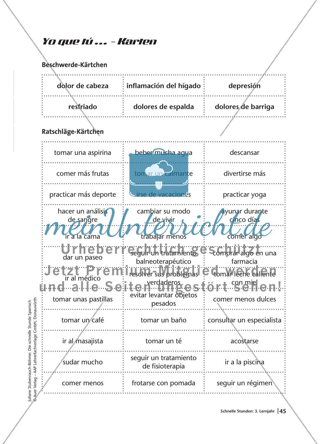 Schnelle Stunden: 3. Lernjahr Preview 3