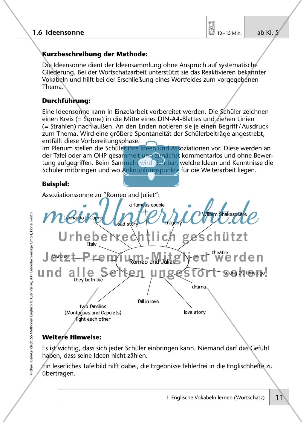 Englische Vokabeln lernen (Wortschatz) Preview 6