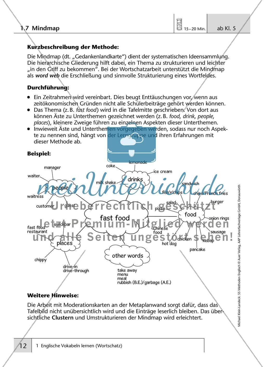 Englische Vokabeln lernen (Wortschatz) Preview 7