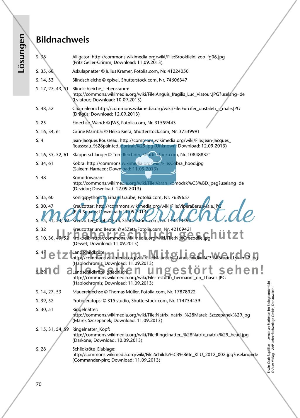 Test zum Thema „Reptilien“ Preview 5