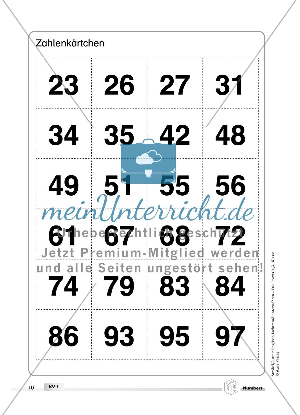 Numbers: Counting to 100 Preview 5