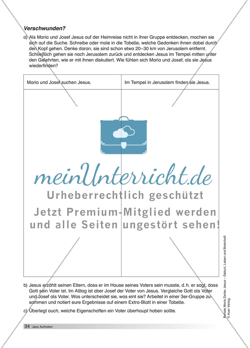 Jesu Auftreten (nach Lk 2,41–52 und Mk 1,16–20/3,13–19; Lk 5,1–11/6,12–16) Preview 5