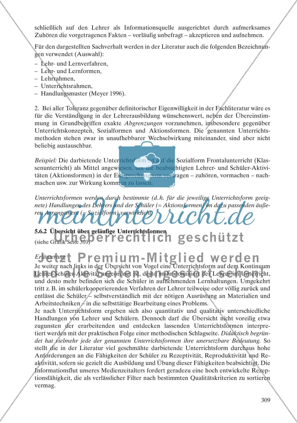 Unterrichtsmethoden als Formen des Lehrens und Lernens und als Unterrichtsgegenstand Preview 48