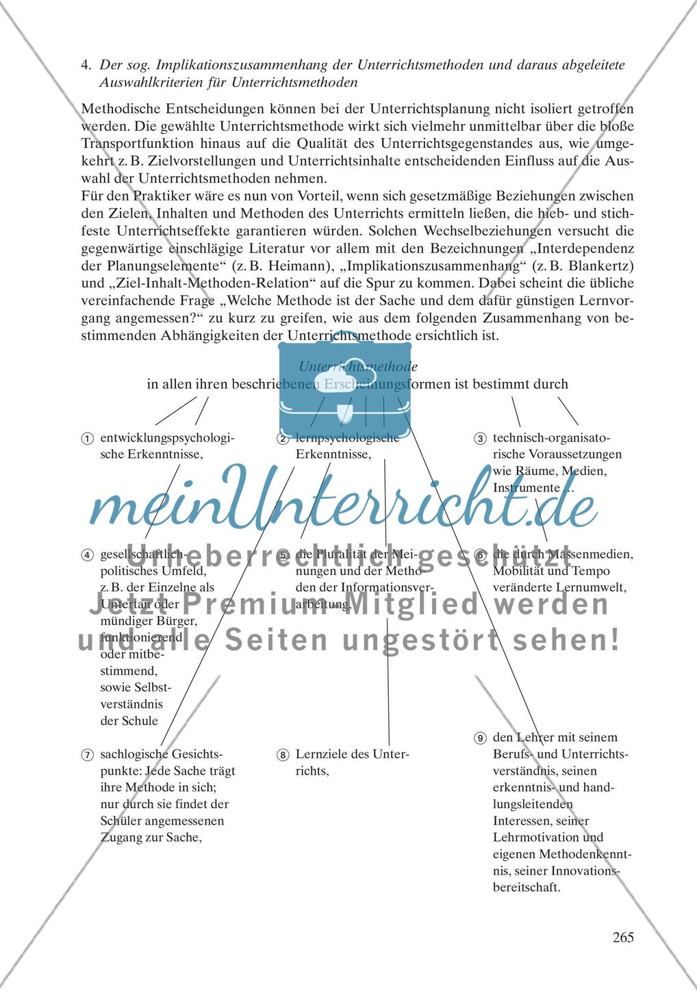 Unterrichtsmethoden als Formen des Lehrens und Lernens und als Unterrichtsgegenstand Preview 4