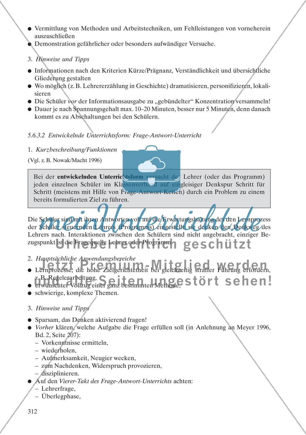 Unterrichtsmethoden als Formen des Lehrens und Lernens und als Unterrichtsgegenstand Preview 51