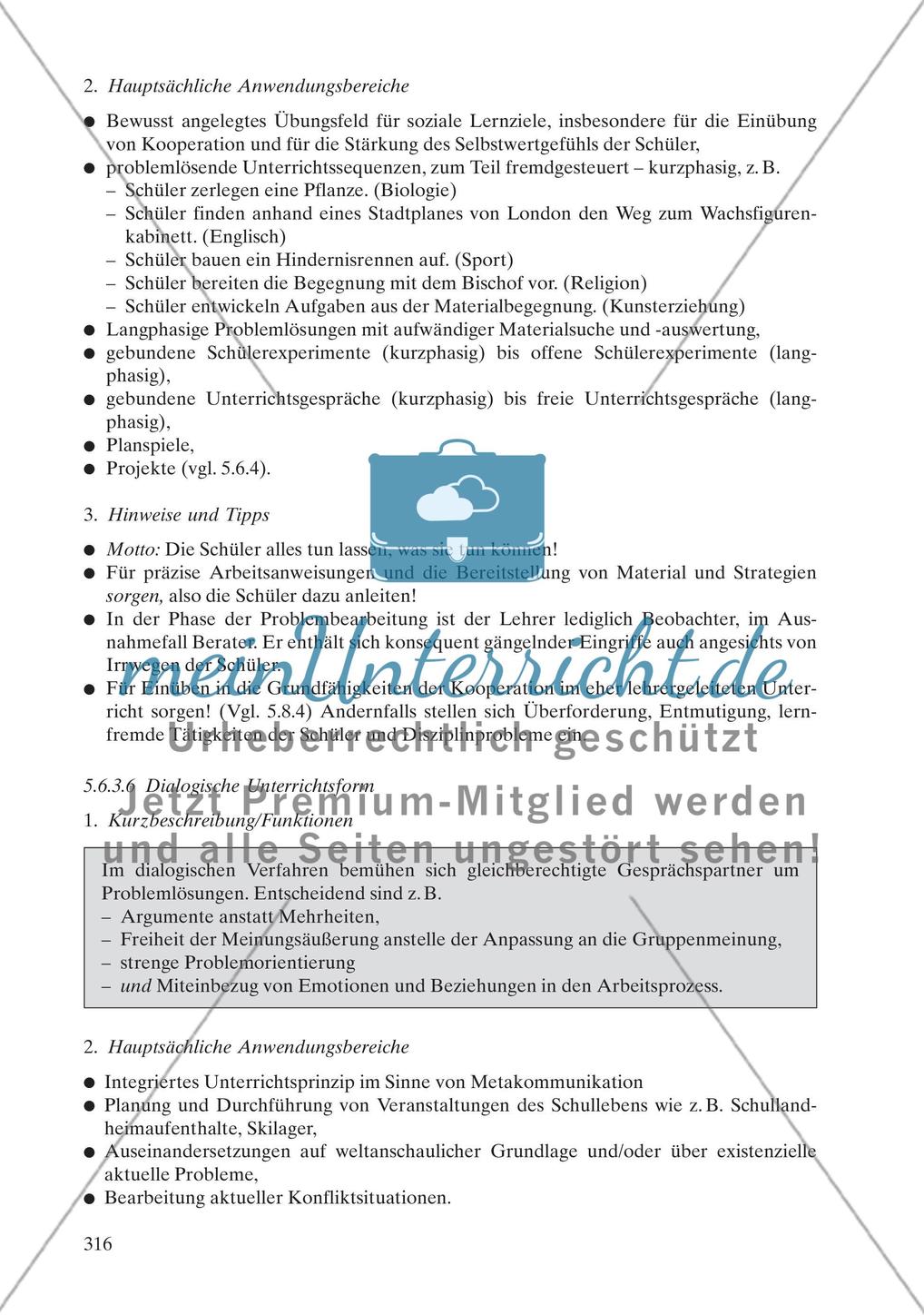 Unterrichtsmethoden als Formen des Lehrens und Lernens und als Unterrichtsgegenstand Preview 55