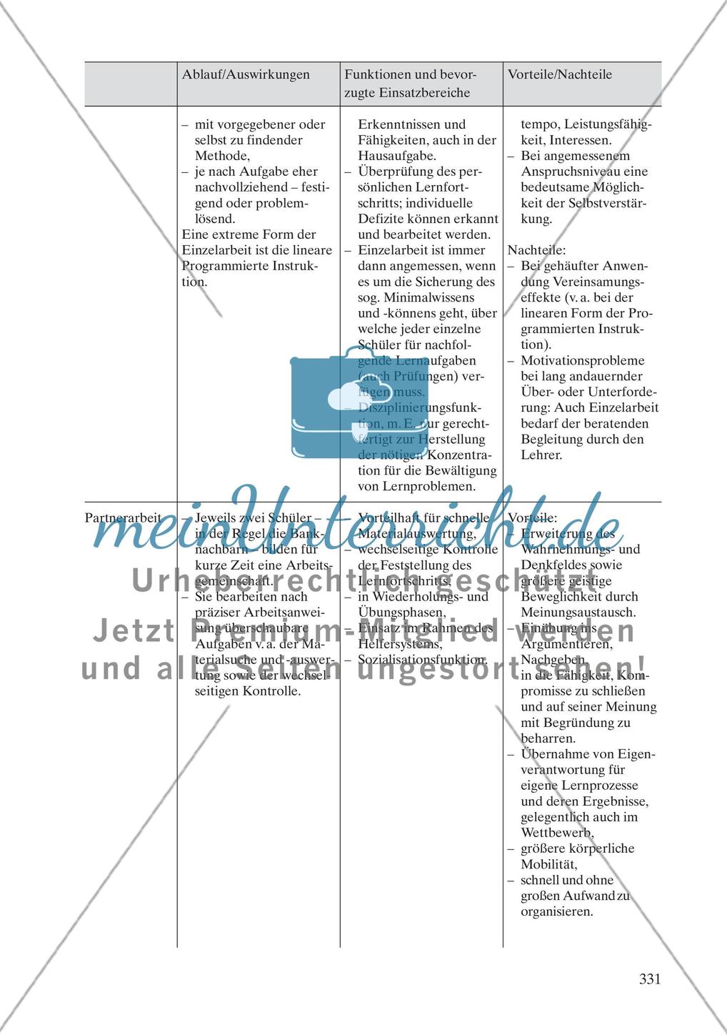 Unterrichtsmethoden als Formen des Lehrens und Lernens und als Unterrichtsgegenstand Preview 70