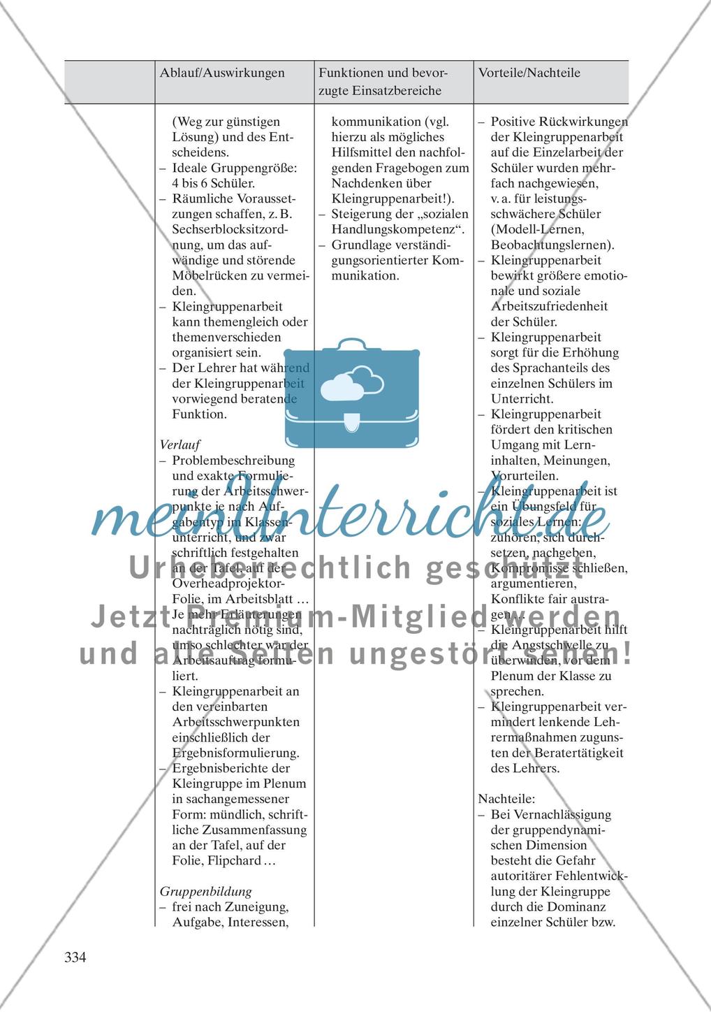Unterrichtsmethoden als Formen des Lehrens und Lernens und als Unterrichtsgegenstand Preview 73