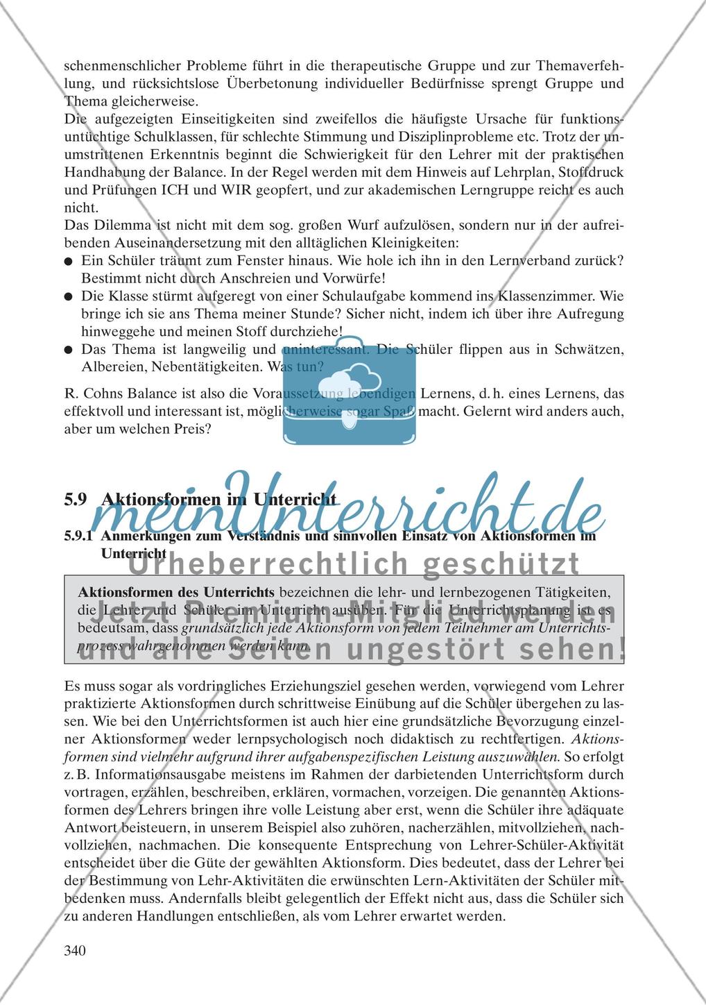 Unterrichtsmethoden als Formen des Lehrens und Lernens und als Unterrichtsgegenstand Preview 79