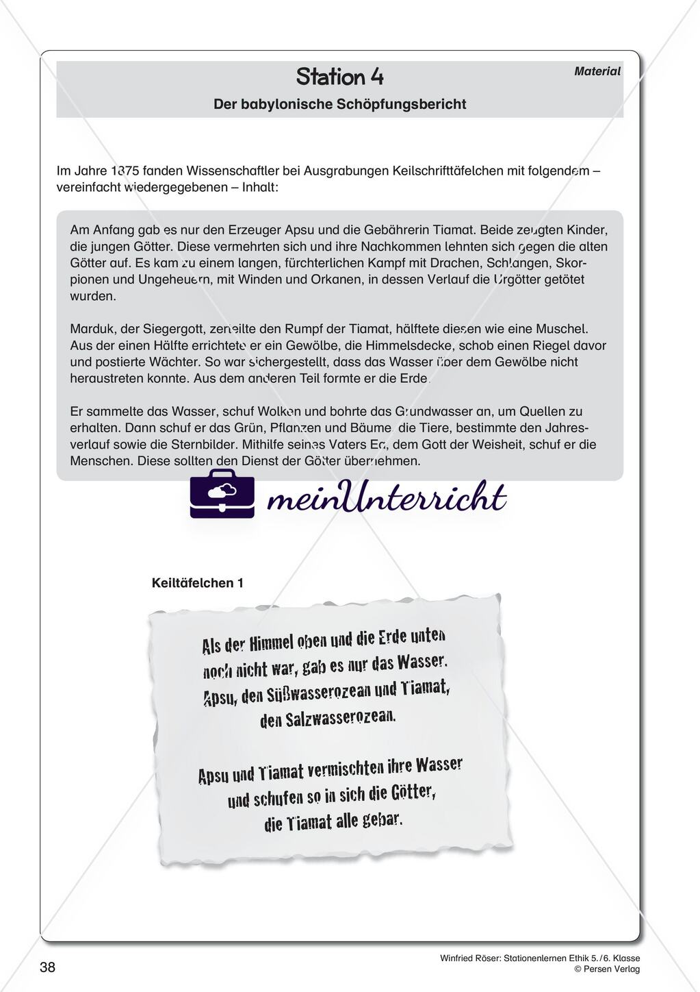 Mythische und religiöse Erklärungsversuche zur Welt Preview 12