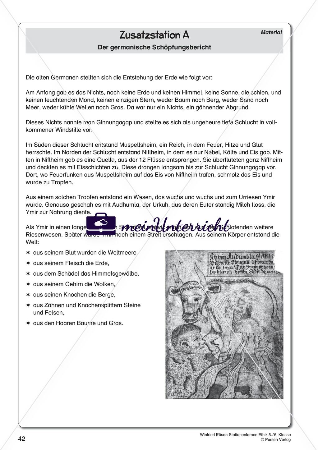 Mythische und religiöse Erklärungsversuche zur Welt Preview 16