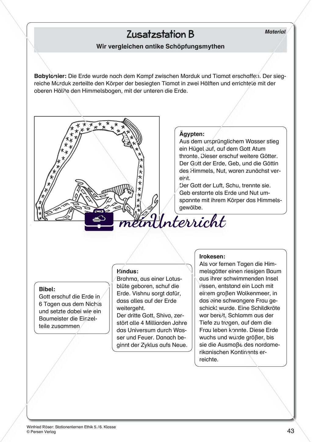 Mythische und religiöse Erklärungsversuche zur Welt Preview 17