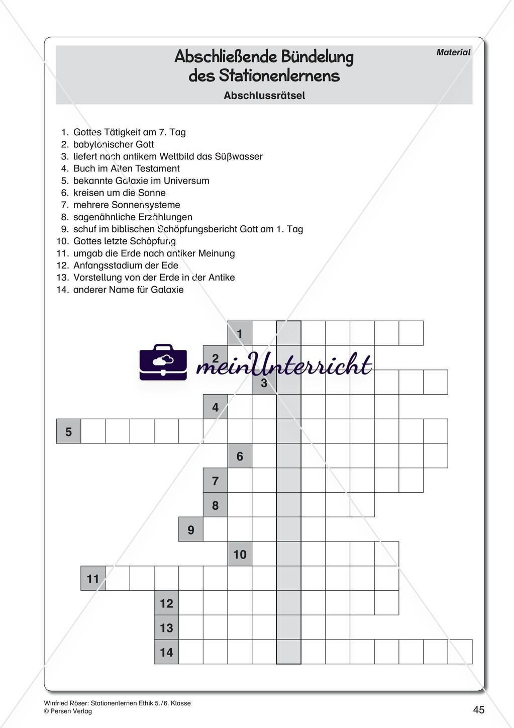 Mythische und religiöse Erklärungsversuche zur Welt Preview 19