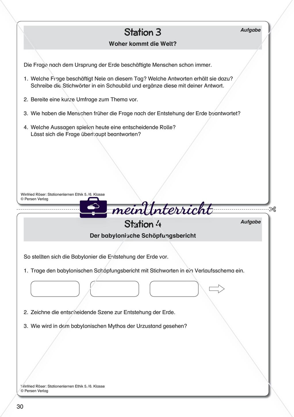 Mythische und religiöse Erklärungsversuche zur Welt Preview 4