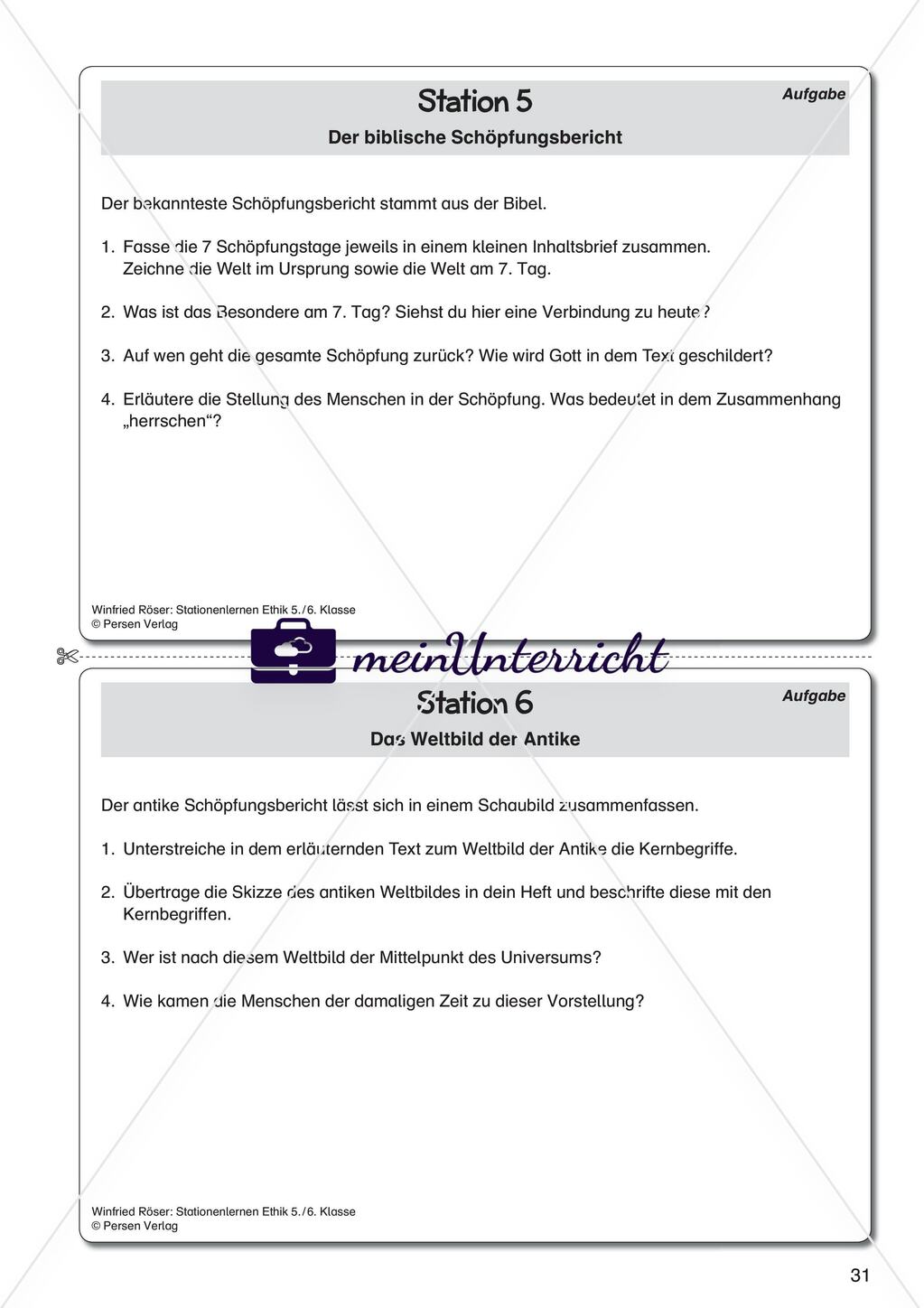 Mythische und religiöse Erklärungsversuche zur Welt Preview 5
