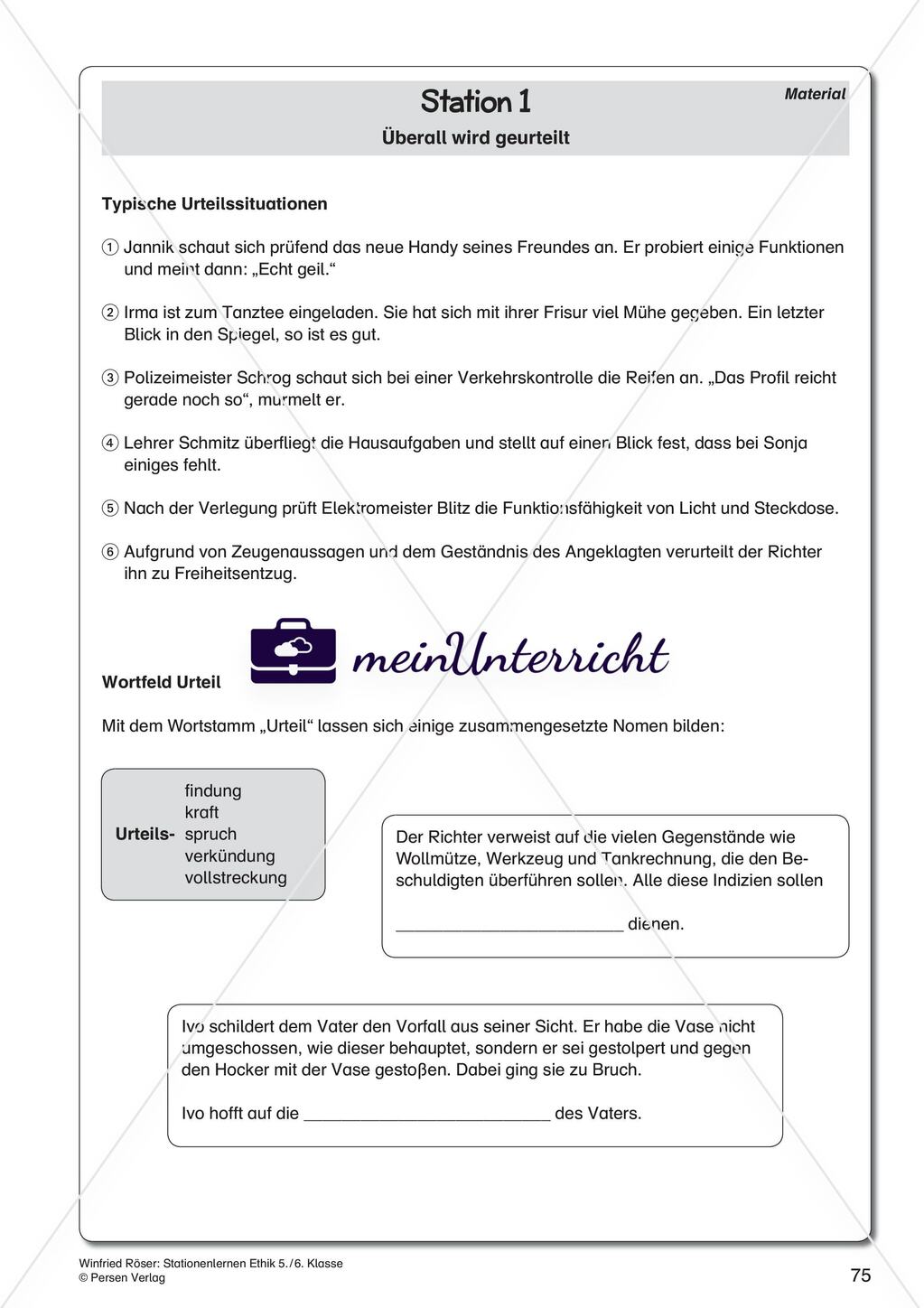 Urteile und Vorurteile Preview 8