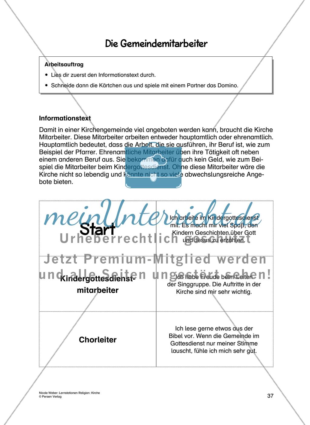 Lernstationen Religion: Kirche - Teil 2 Preview 10