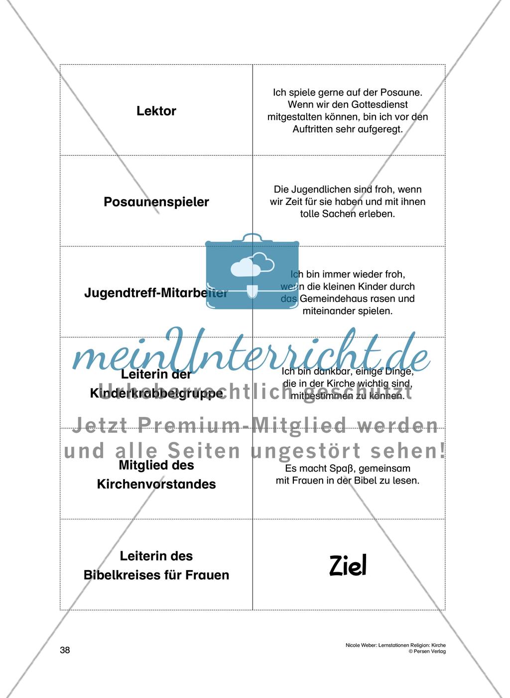 Lernstationen Religion: Kirche - Teil 2 Preview 11