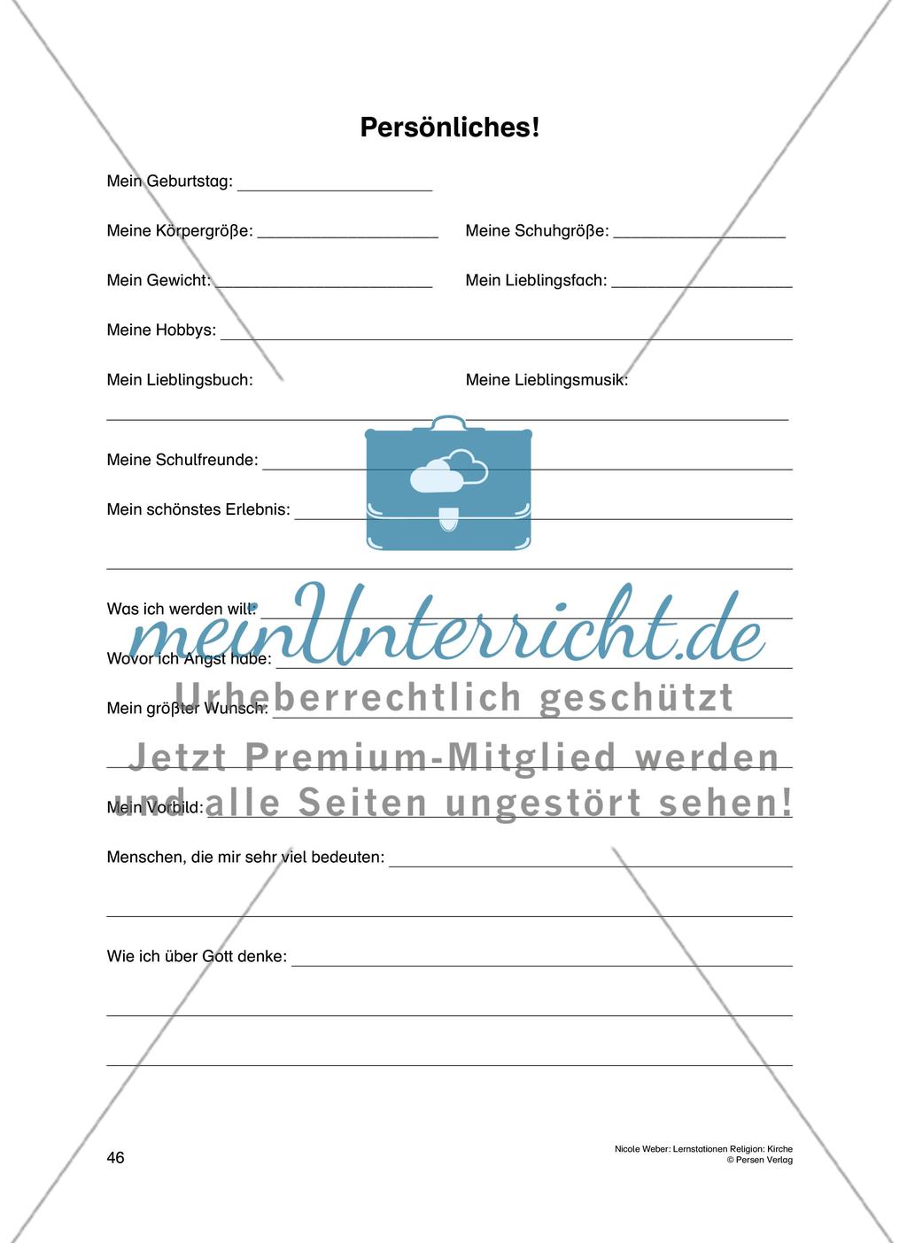Lernstationen Religion: Kirche - Teil 2 Preview 19