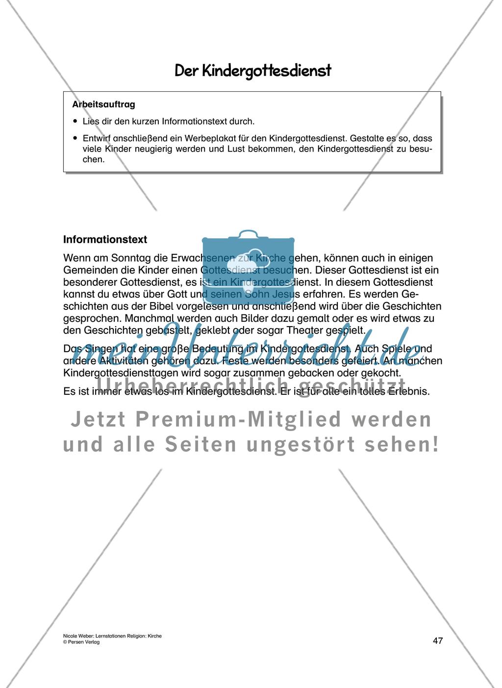 Lernstationen Religion: Kirche - Teil 2 Preview 20