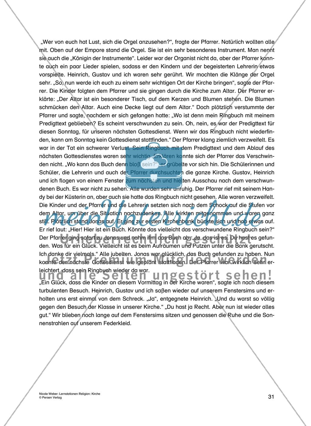 Lernstationen Religion: Kirche - Teil 2 Preview 4