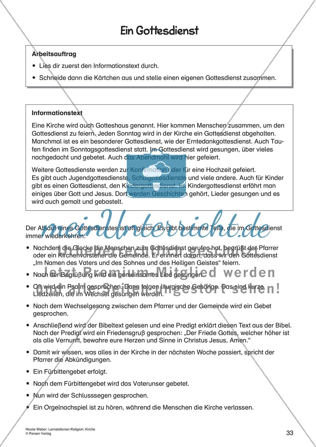 Lernstationen Religion: Kirche - Teil 2 Preview 6
