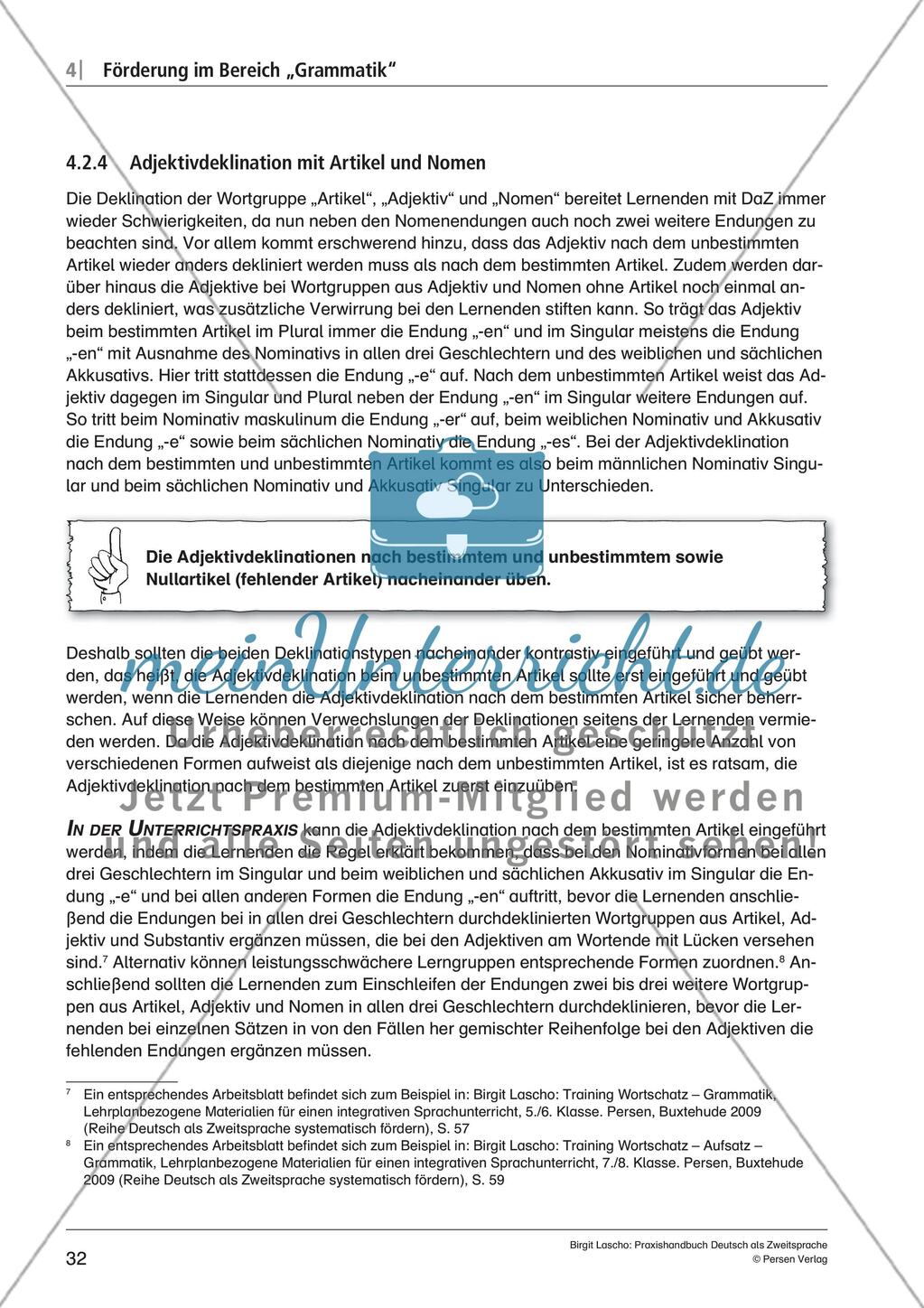 Förderung im Bereich „Grammatik“ - Teil 2 Preview 1