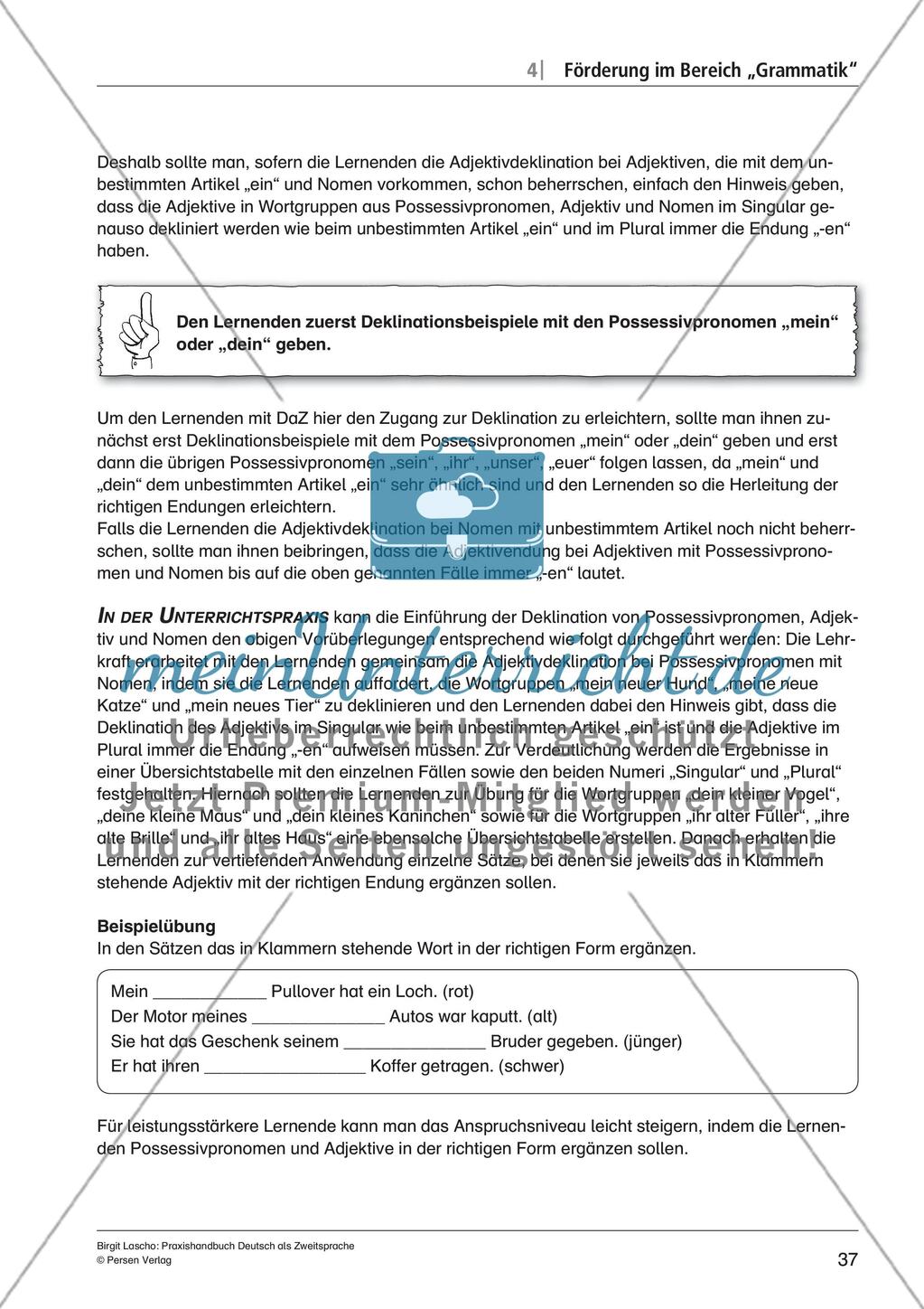 Förderung im Bereich „Grammatik“ - Teil 2 Preview 6