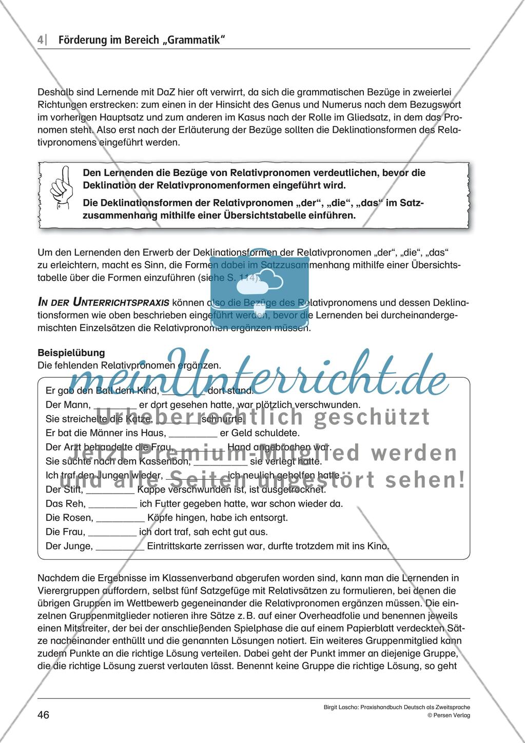 Förderung im Bereich „Grammatik“ - Teil 3 Preview 3